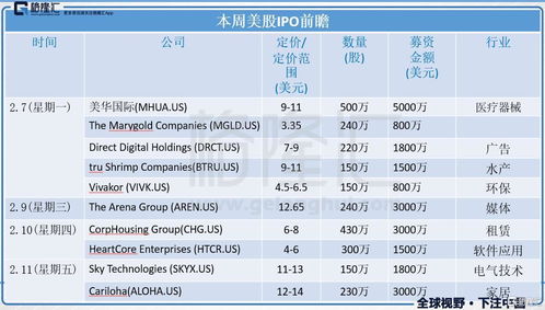 美股IPO预告(美股ipo一般多长时间)