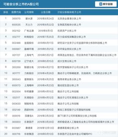 分拆上市概念股(分拆上市概念股票有哪些)