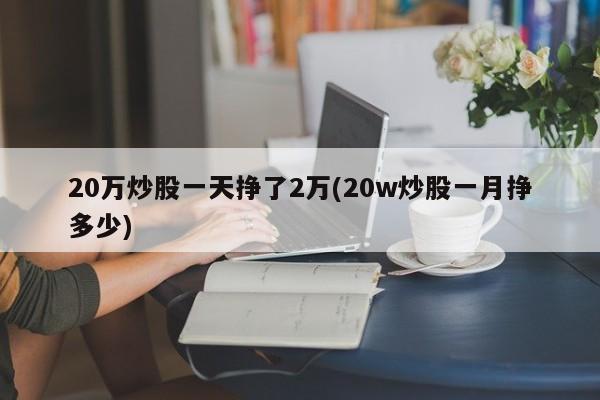20万炒股一天挣了2万(20w炒股一月挣多少)