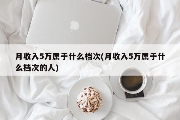 月收入5万属于什么档次(月收入5万属于什么档次的人)