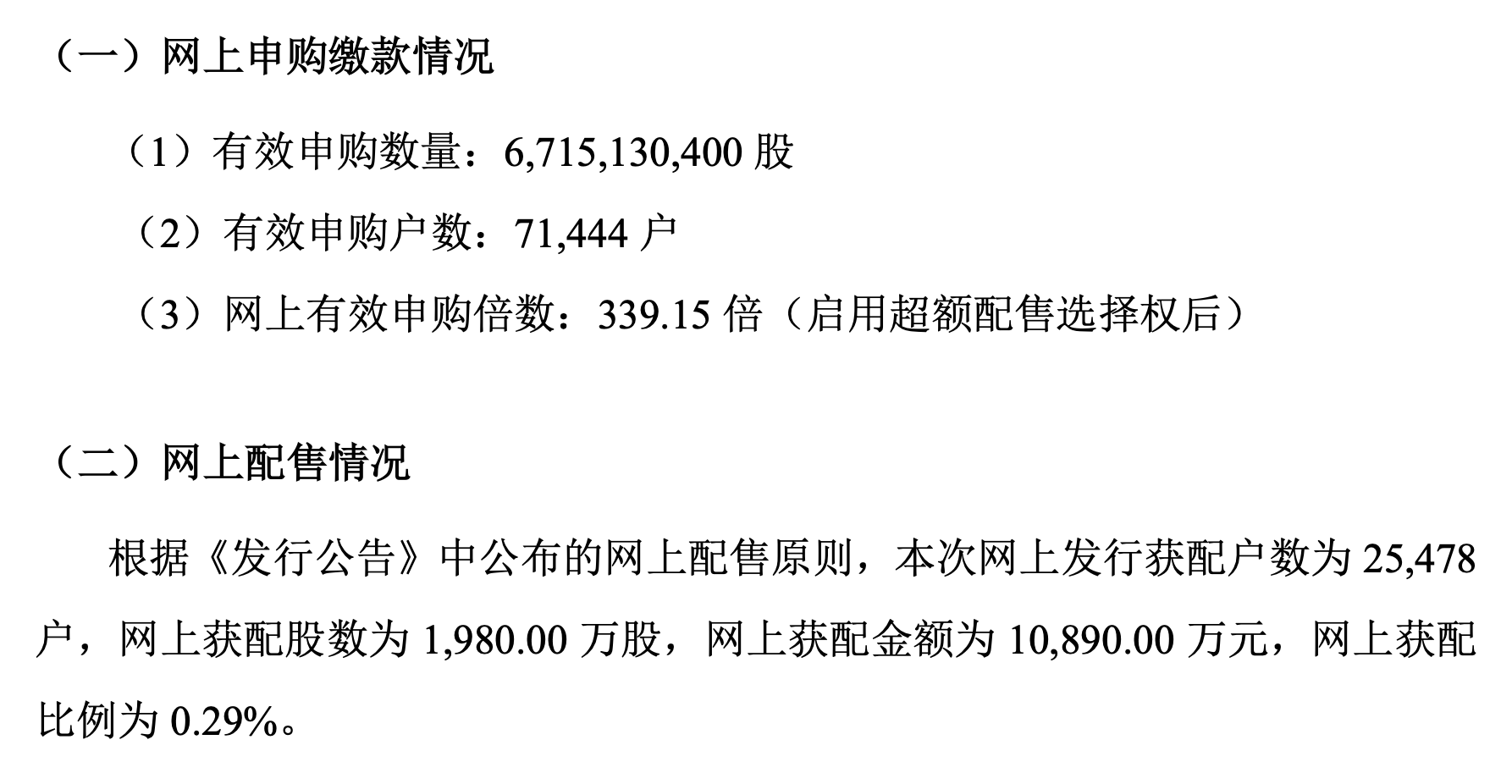 巨能股份北交所发行结果：网上有效申购倍数339倍冻结资金369亿元