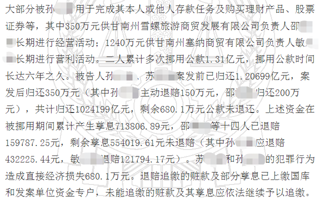 挪用1.3亿元炒股、理财、完成存款任务 农行一科员获刑10年