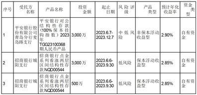 青岛伟隆阀门股份有限公司关于使用闲置自有资金进行现金管理的进展公告