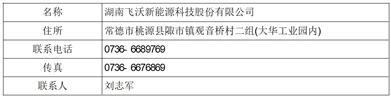 湖南飞沃新能源科技股份有限公司首次公开发行股票并在创业板上市之上市公告书提示性公告