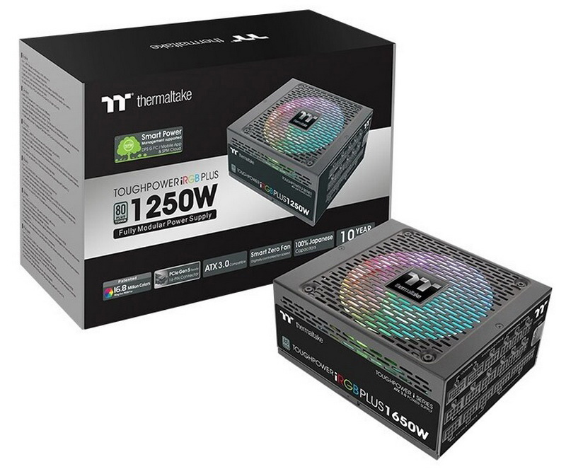 曜越推出 1250W / 1650W Toughpower iRGB PLUS 钛金电源